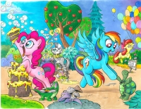 MY LITTLE PONY: FRIENDSHIP IS MAGIC #1C and D