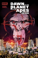 DAWN OF THE PLANET OF THE APES: CONTAGION Cover by Garry Brown