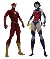 JL vs TT Possessed Flash and Wonder Woman