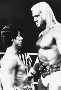 Sylvester Stallone and Hulk Hogan 1982