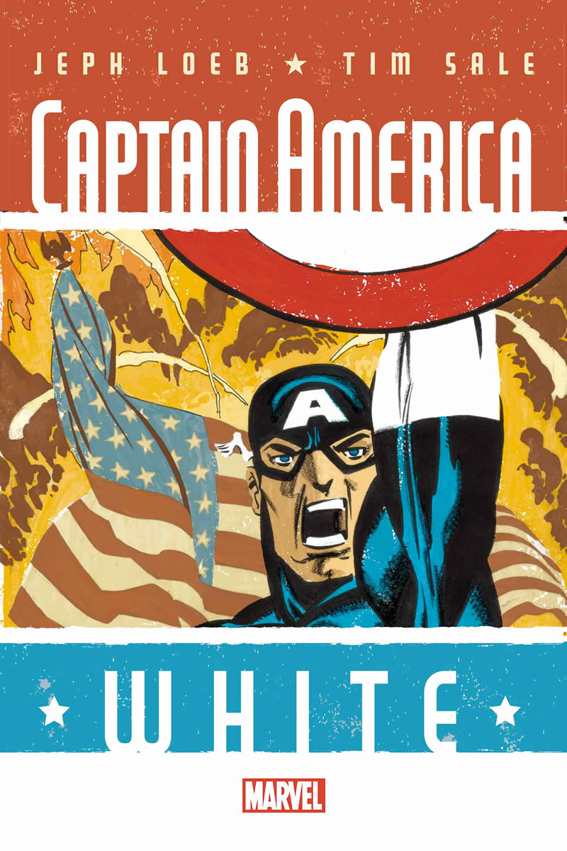 CAPTAIN AMERICA: WHITE #1 cover by Tim Sale