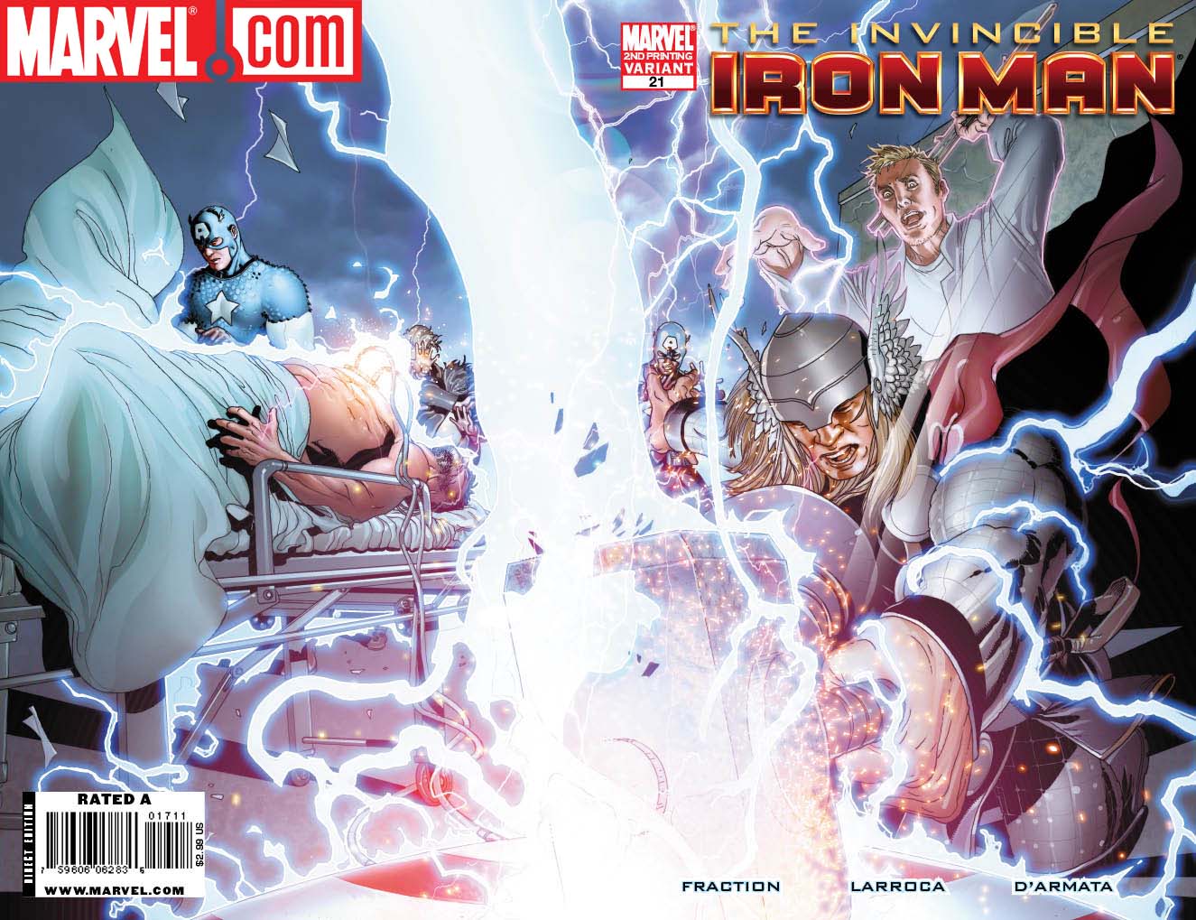 INVINCIBLE IRON MAN #21 SECOND PRINTING VARIANT