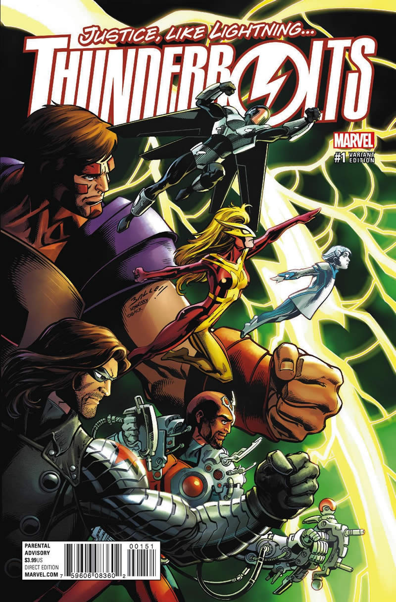 THUNDERBOLTS #1 Variant Cover by MARK BAGLEY