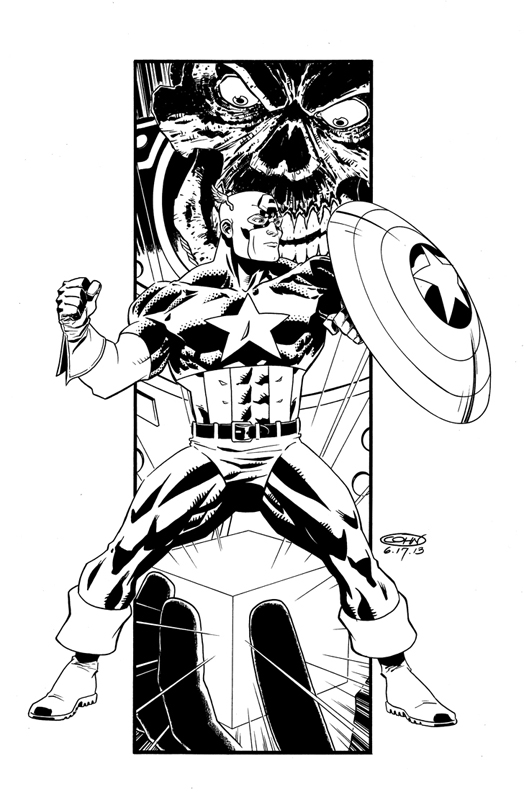 Captain America/ Red Skull Commission