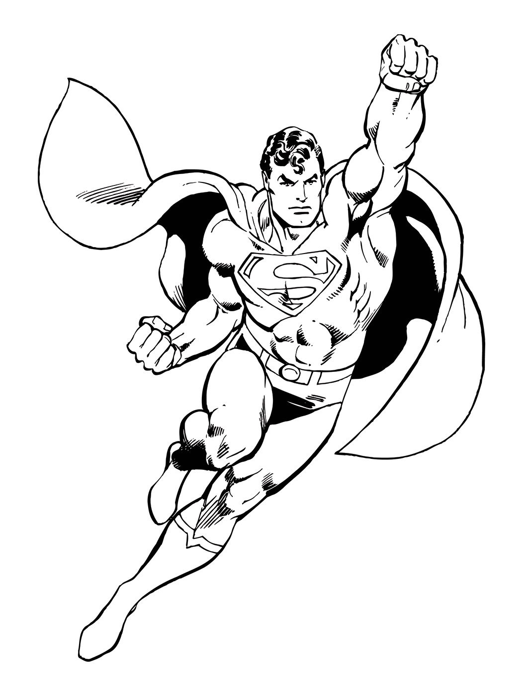 Superman Flying Pose by Garcia-Lopez