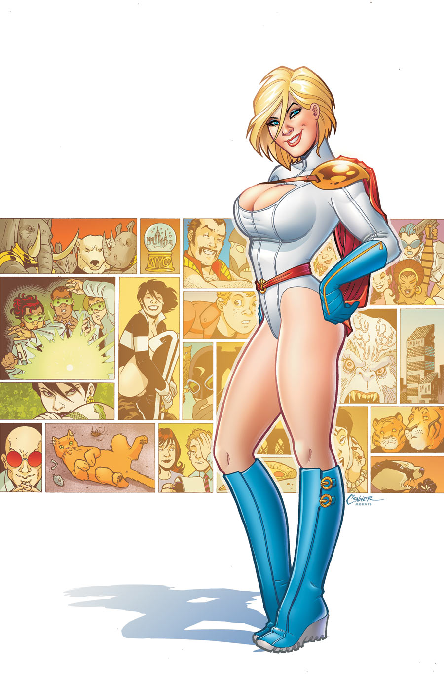 POWER GIRL: ALIENS AND APES TP