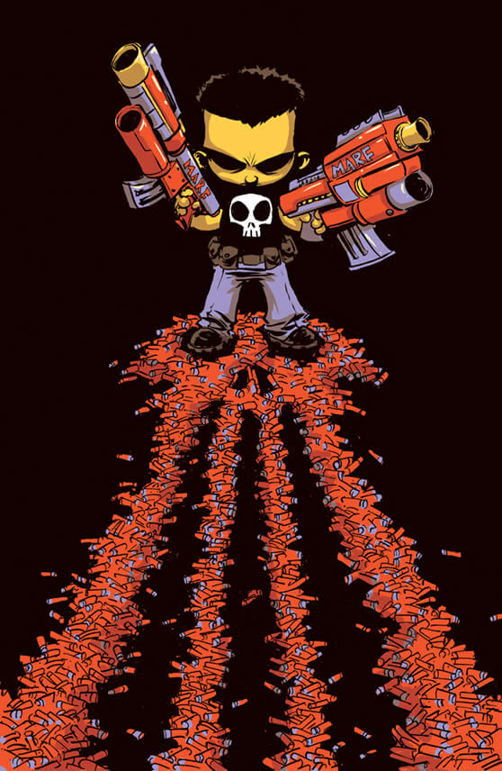 THE PUNISHER #1 Variant Cover by SKOTTIE YOUNG