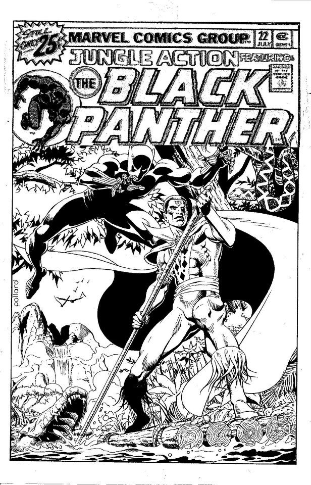 Jungle Action Featuring "The Black Panther" "Djab in Wakanda!" Cover - KEITH POLLARD