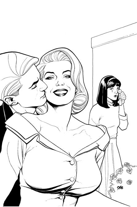 Marvel Romance: I Should Have Been A Blonde inks