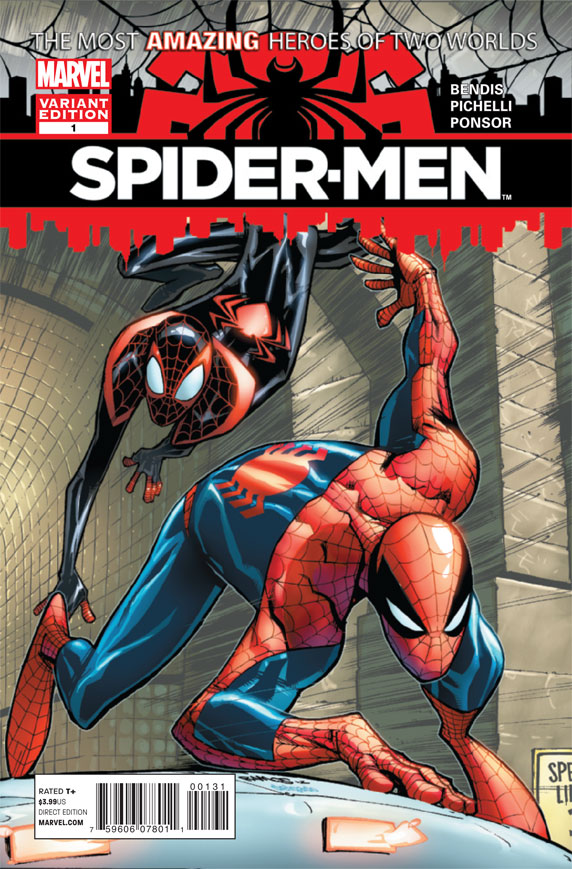 SPIDER-MEN #1 Variant Cover by HUMBERTO RAMOS