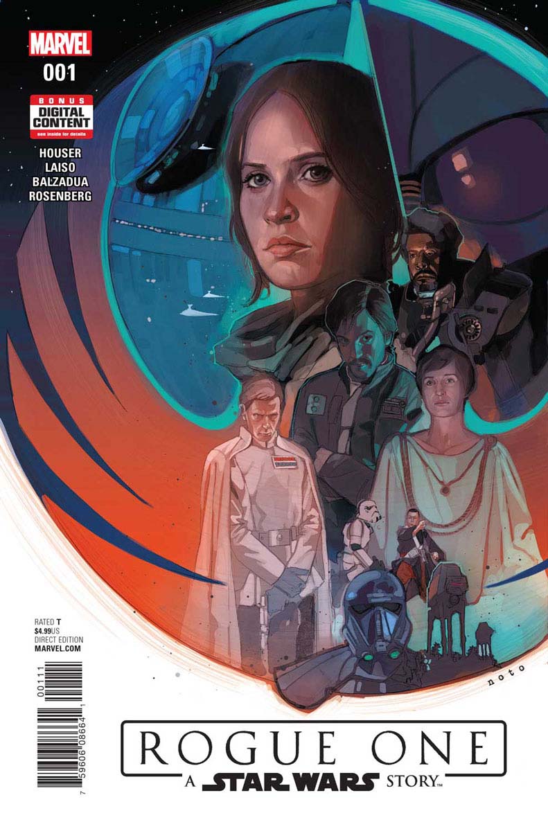 STAR WARS: ROGUE ONE ADAPTATION #1 COVER BY PHIL NOTO