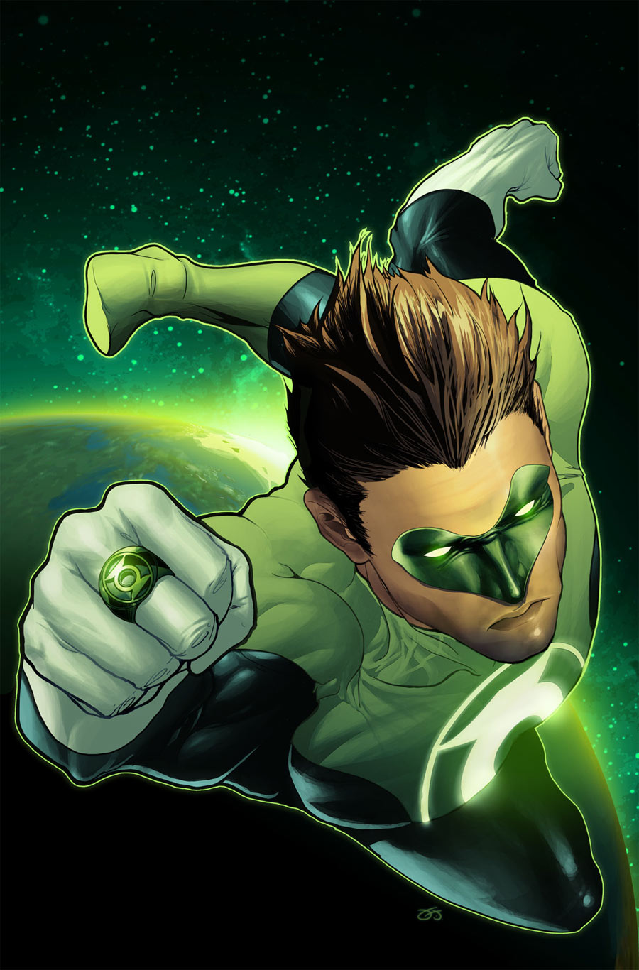 Green Lantern by Frank Martin