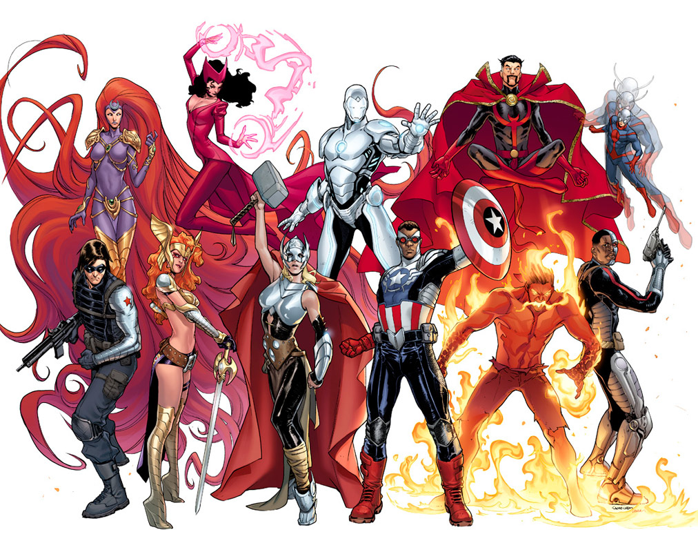 Avengers NOW teaser by Sara Pichelli and Laura Martin