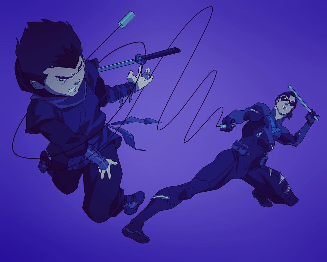 Son of Batman Nightwing vs Damian