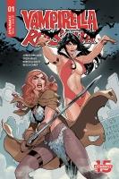 VAMPIRELLA / RED SONJA #1 cover by Terry Dodson