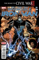 INVINCIBLE IRON MAN #9 2nd PRINTING Cover by Mike Deodato, Jr