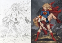 Death Of Supergirl by Al Rio