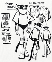 Josie and the Pussycats In Outer Space Model Sheet - Cat People