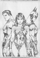 Superman, Batman and Wonderwoman