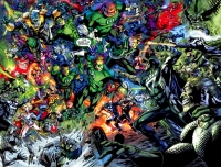 Green Lantern Corps vs. Black Lantern Corps