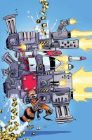ROCKET RACCOON #1 variant cover by Scottie Young