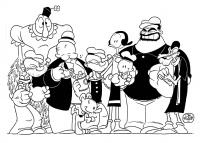 Popeye & His Supporting Cast