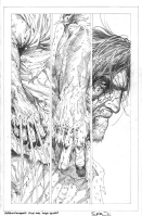 DEATH OF WOLVERINE #1 pencils by Steve McNiven