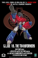 G.I. JOE VS THE TRANSFORMERS promo art