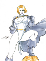 Powergirl - Sketch - Commission