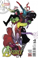 A-FORCE #5 Cover by BEN CALDWELL