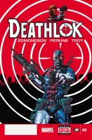DEATHLOK #1 Cover by Mike Perkins