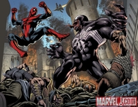Siege: Spider-man double splash page