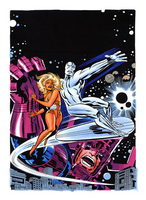 The Silver Surfer 1978 graphic novel cover recreation