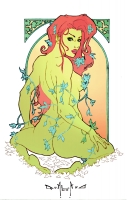 Poison Ivy -Art Nouveau by Qualano