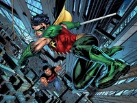 Robin & Superboy Wallpaper