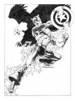 UNCANNY AVENGERS #11 Black and White Variant Cover by Jim Steranko